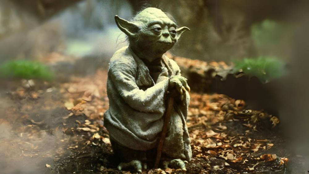 Yoda mester az erdőben